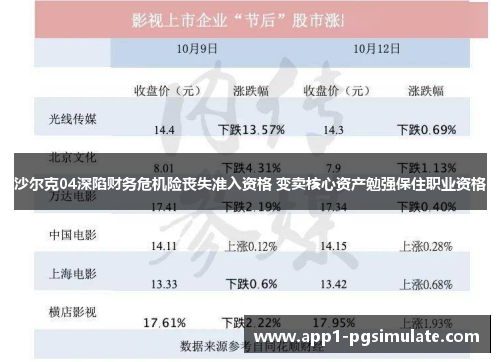 沙尔克04深陷财务危机险丧失准入资格 变卖核心资产勉强保住职业资格 沙尔克04深陷财务危机险丧失准入资格 变卖核心资产勉强保住职业资格
